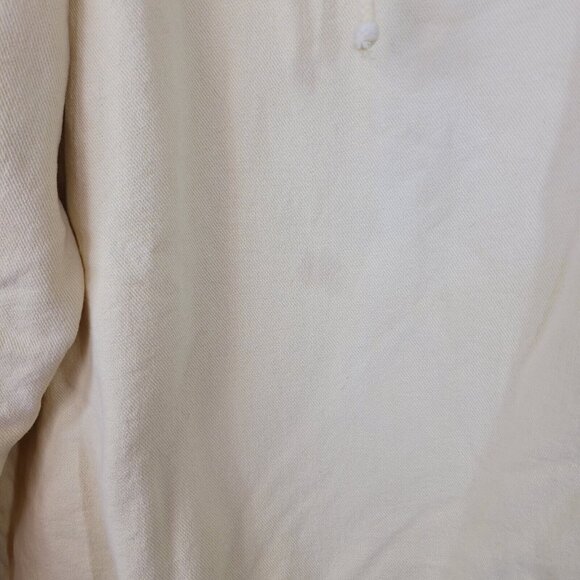 Vintage 90s Sweatshirt One Size Medium Large Frankfort Michigan Yellow Up North - Picture 5 of 7